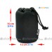 Neoprene Lens Pouch Bag Soft Case 5.9x3.7" 15x9.5cm Closure Macro (M)