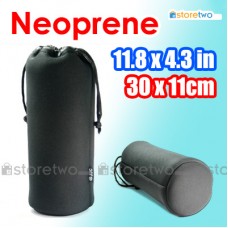 Neoprene Lens Pouch Bag Durable Case 11.8x4.3" 30x11cm 200mm (XXL)