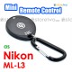 ML-L3 - JJC Nikon Mini Infrared IR Wireless Remote Control Carabiner