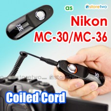 MC-36 JJC Nikon Remote Shutter Control Coiled Cord 90cm D850 D500 D5