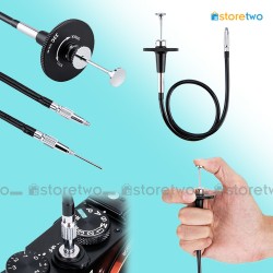 Black JJC Threaded Cable Release 40cm Mechanical Shutter Lock Bulb
