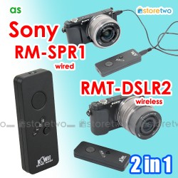 2 in 1 Sony RMT-DSLR2 RM-SPR1 Wireless Remote Wired Shutter RX100 V A9 2 in 1 Sony RMT-DSLR2 RM-SPR1 Wireless Remote Wired Shutter RX100 V A9