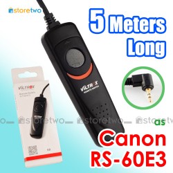 RS-60E3 CS-205 Viltrox Canon Pentax 5 Meters Remote Shutter Wire Cord